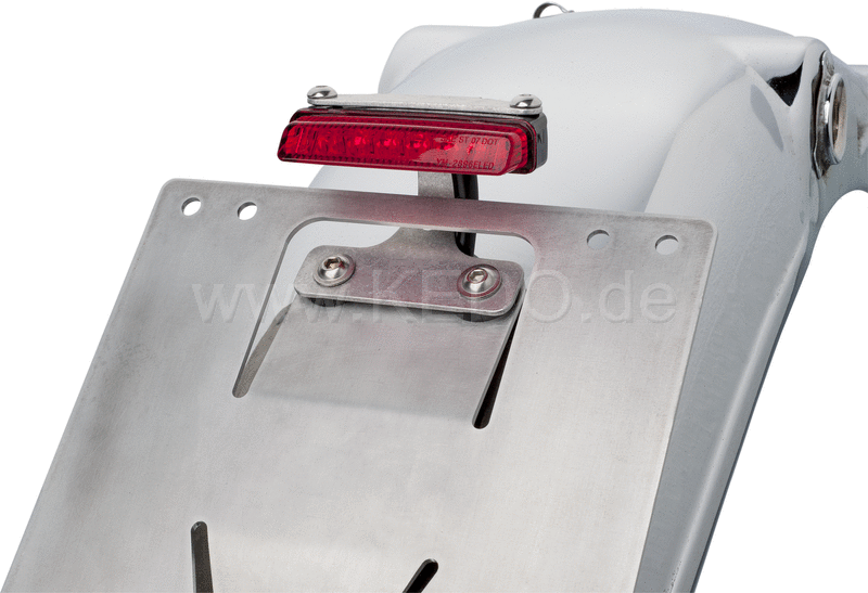 Kedo Tail light bracket 'MICRO'  suitable for tail light 41096/41097 + 41153 incl mounting material (WITHOUT tail light  license plate bracket) | 50126