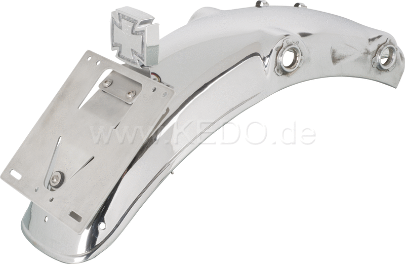 Kedo Stainless Steel Taillight Bracket for 'Iron Cross' Taillight Item 41381 / S (delivery incl mounting material  but WITHOUT taillight.) | 50153