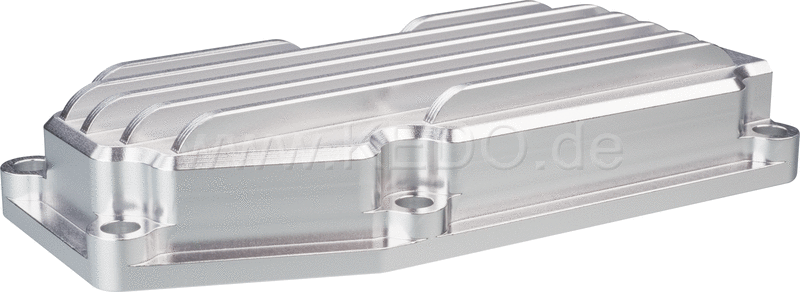 Kedo ViRace' Oil Sump  milled aluminum  heavy-duty anodized  improved heat dissipation thanks to cooling fins  high-strength thread | 50262