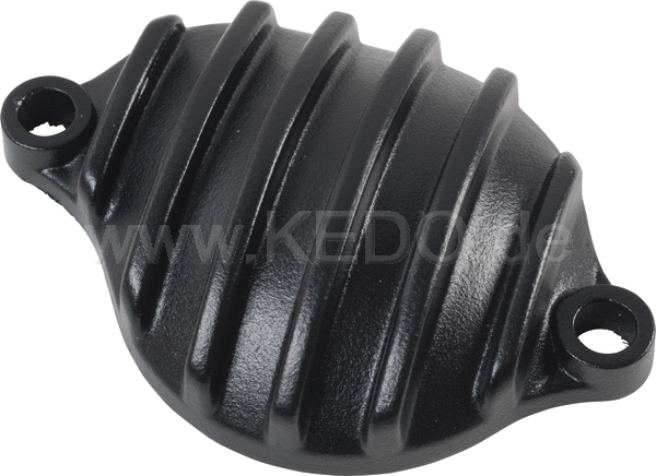 Kedo ViRace' Valve Cover Cap with Cooling Fins  Aluminum  Black Coated (1 Piece) | 50272S
