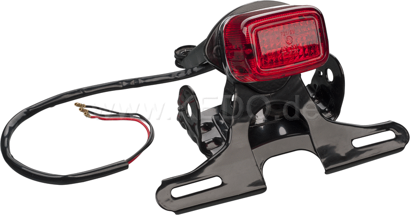 Kedo TT-style taillight adapter suitable for OEM XT500 taillight bracket and taillight 50590  Supplied with all small parts  without taillight | 50504
