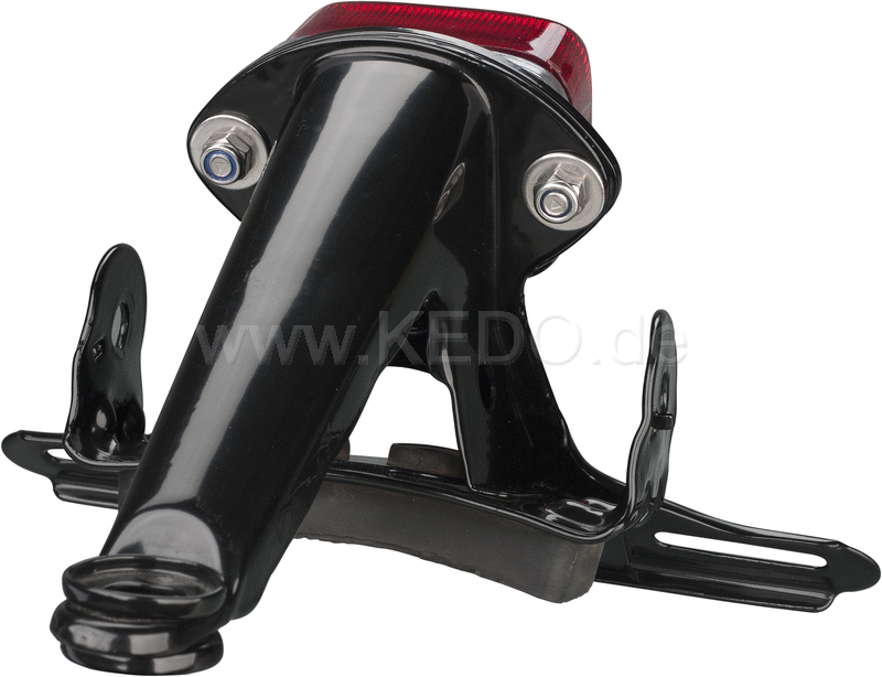 Kedo TT-style taillight adapter suitable for OEM XT500 taillight bracket and taillight 50590  Supplied with all small parts  without taillight | 50504
