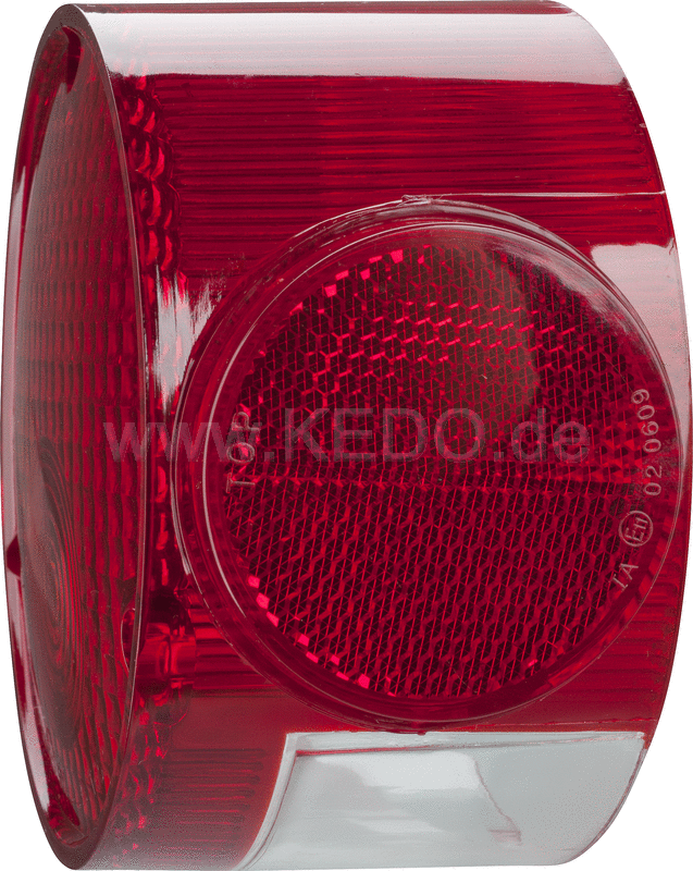Kedo Taillight Lens  round  lateral reflectors (E-marked)  OEM reference # 341-84721-60 | 50510