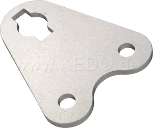 Kedo Horn Bracket  stainless steel  nacked  suitable for OEM horn to be mounted on lower yoke | 50512