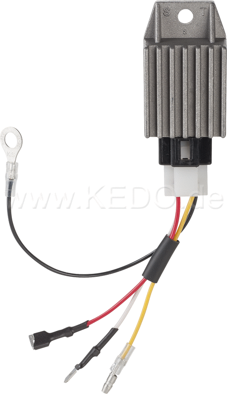 Kedo plug regulator / rectifier for 12V conversion (easy to mount  requires no modification of wiring loom  replaces OEM regulator and rectifier) | 50544