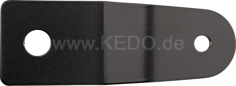 Kedo Replica Horn Bracket  stainless steel black coated  suitable for horns without rubber bearing and with M5 bolt  optimized mounting position | 50584U