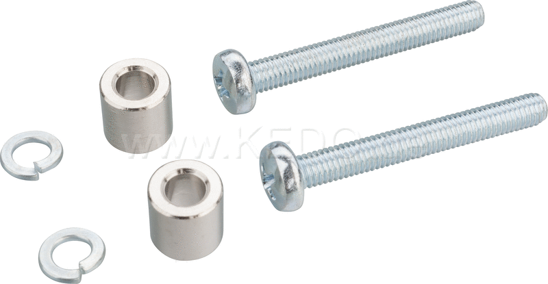 Kedo Mounting Set for Lighting Coil (PME or original coil) on PME alternator stator  6 pcs. (E.G. supplements item 50595) | 50594