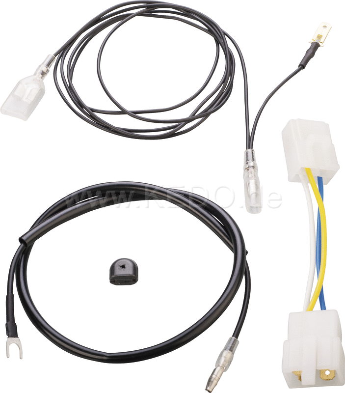 Kedo Ignition emergency wiring harness XT500  rudimentary wiring from alternator via breaker to ignition coil and kill switch  incl light connector and manual. | 50600