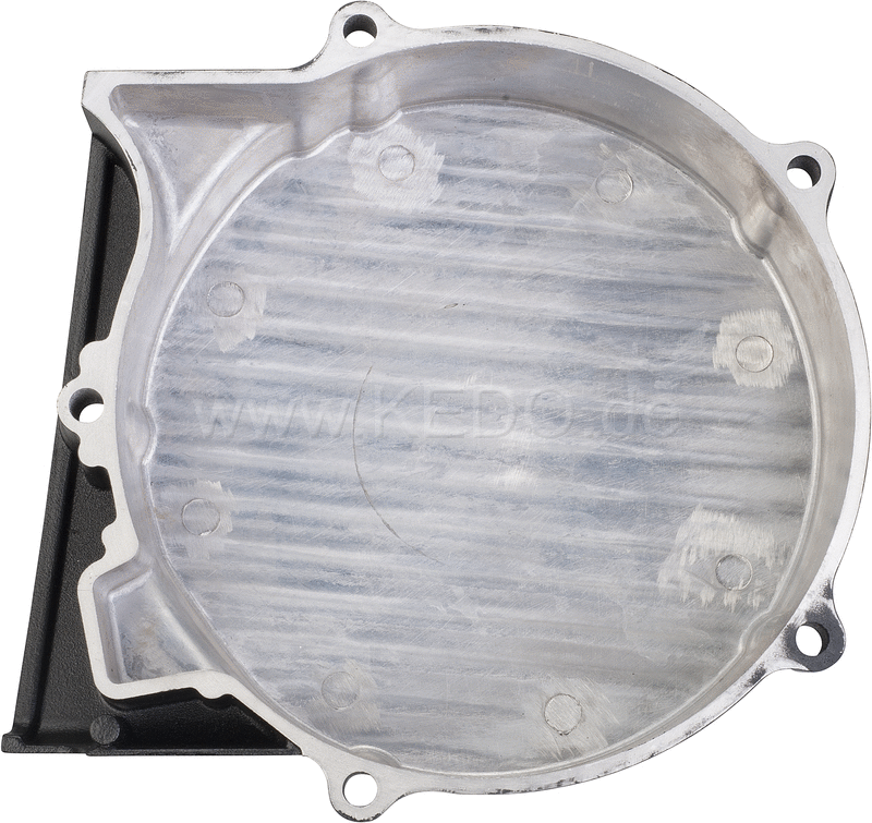 Kedo ViRace' Generator Cover with Cooling Fins  Aluminum  Black Coated | 50639S