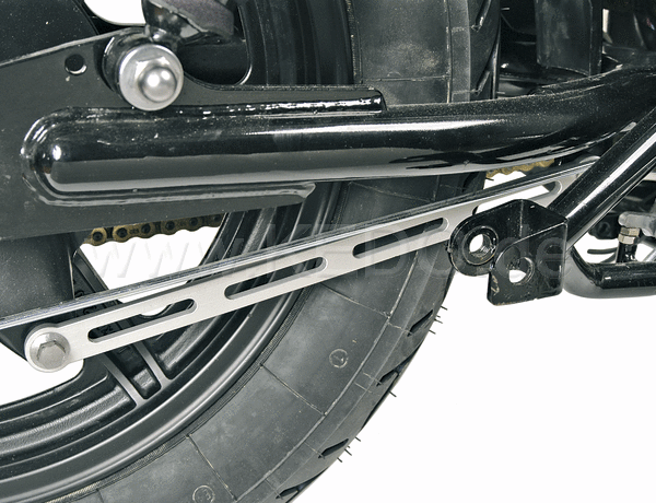 Kedo Brake Anchor Connection Rod  Silver Anodized aluminum (distance between holes 310 mm) | 50641