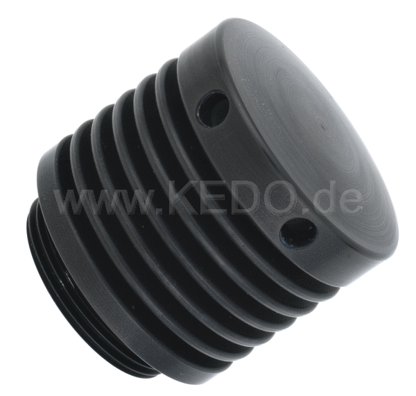 Kedo Vi-Caps Valve Cover caps  aluminum anodized black  1 Piece | 50662S