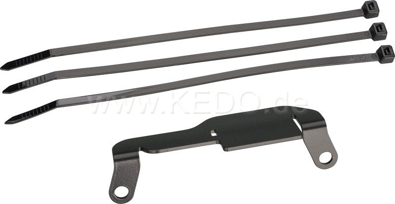 Kedo Thermostat Bracket for Jagg Mini Oil thermostat item 50253  aluminum black plastic coated | 50679