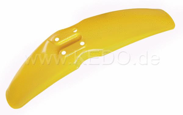 Kedo Replica Front Fender 'Competition Yellow' (with standard mounting holes)  OEM Reference # 1T1-21511-10 | 50717