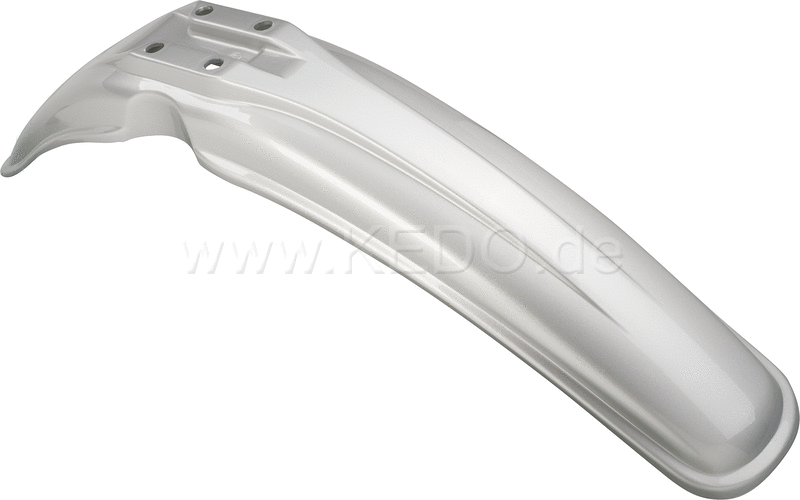 Kedo Replica Front Front Fender 'Crystal Silver'  painted  with original mounting holes | 50733