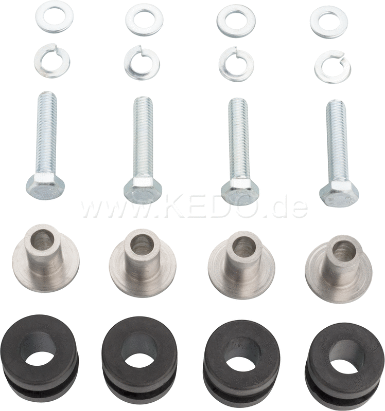 Kedo Front Fender Mounting kit complete (20 pcs  for mounting E.G. type 50052  50056RP..) | 50753