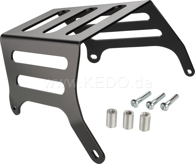 Kedo Aluminum Rack (luggage rack)  including mounting material  black plastic coated. | 60096S