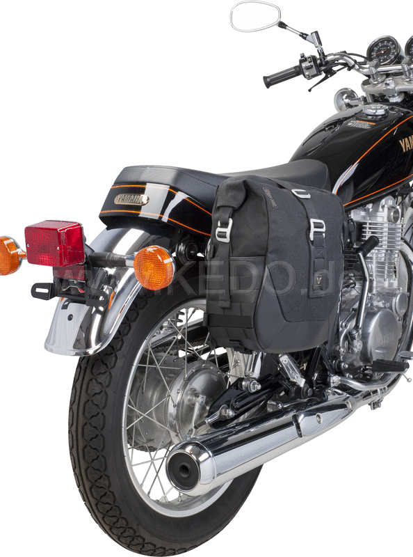 Kedo Luggage Bag Rack with SLC Quick Release System  RH  suitable for E.G. LegendGear side bags  black coated  hand-made by KEDO | 60099