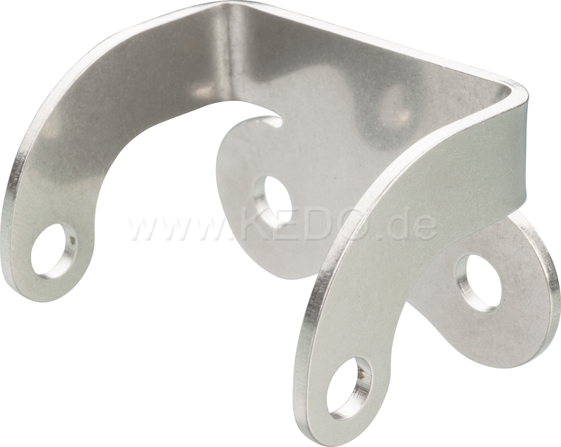 Kedo Bracket for Auxiliary / fog lamp item 40520 (e-approved)  mounting on lower yoke  stainless steel | 60333