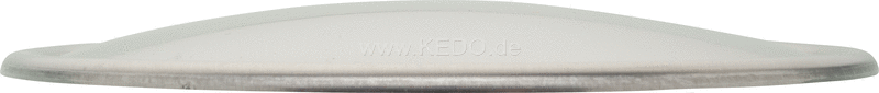 Kedo Starting Number Plate / Side Cover 'NEO'  deep drawn  1mm aluminum untreated  Circumferential bead  1 piece dim. approx. 220x150mm | 60618