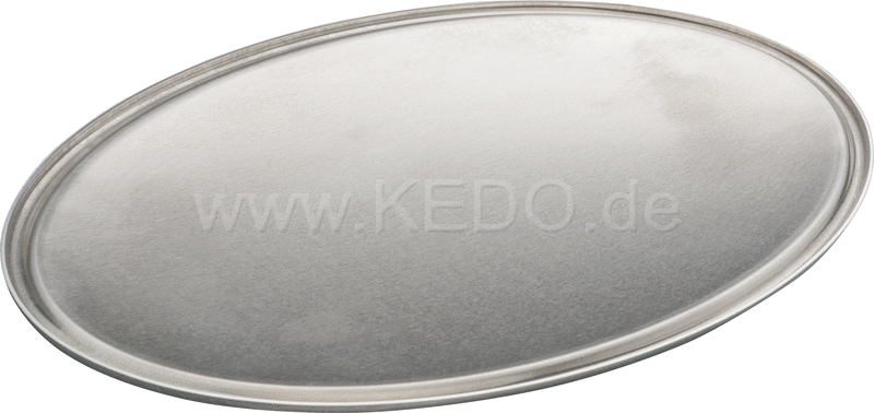 Kedo Starting Number Plate / Side Cover 'NEO'  deep drawn  1mm aluminum untreated  Circumferential bead  1 piece dim. approx. 220x150mm | 60618