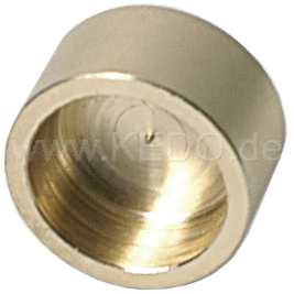 Kedo Protective Sleeve for Crankshaft Thread (Bronze) suitable for Ø up to 14 mm  fixed with adhesive tape against slipping if Necessary | 60626