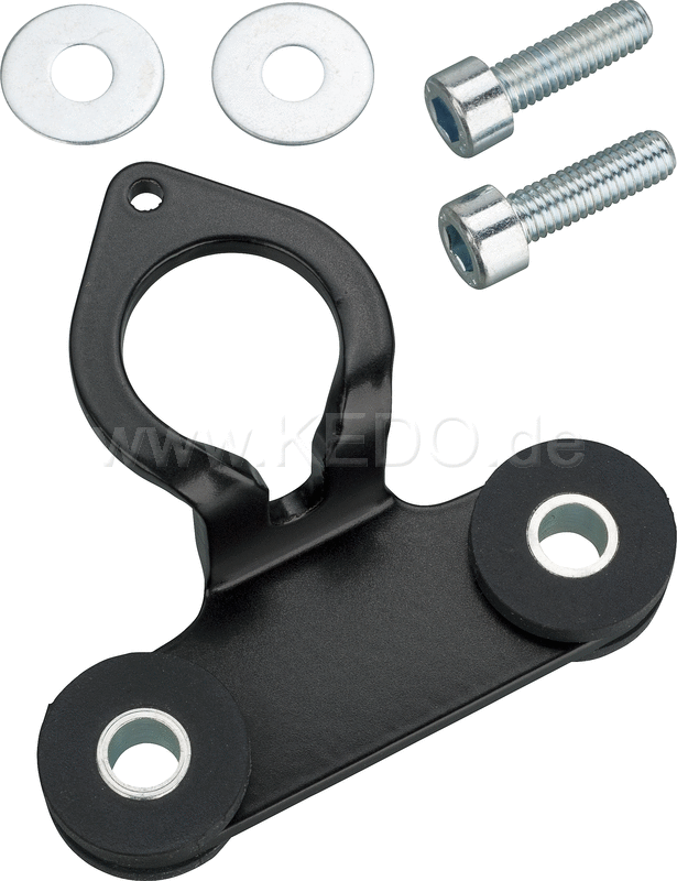 Kedo Mounting Bracket for Motogadget 'Motoscope Tiny' Speedometer (instead of main switch at upper SR-yoke  suitable for speedo 40354 d.o.p. 2016 and up) | 62005-16