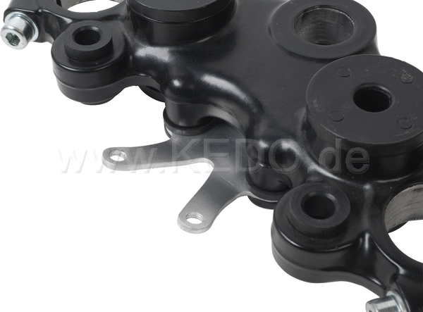 Kedo Bracket 'Solitaire' for 60mm Daytona Velona Speedometer (instead of main switch at upper yoke  speedometer 41164  40833 or 40820 required) | 62016