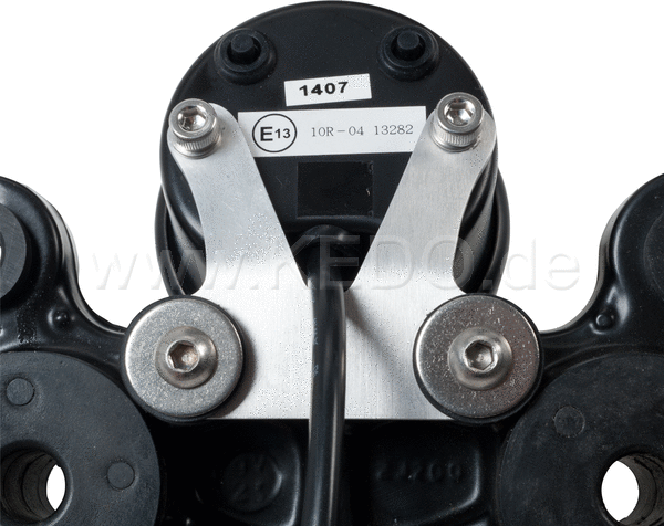 Kedo Bracket 'Solitaire' for 60mm Daytona Velona Speedometer (instead of main switch at upper yoke  speedometer 41164  40833 or 40820 required) | 62016