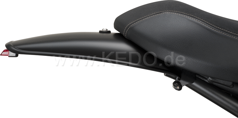 Kedo TT-Style Rear Conversion  fender plastic through black-dyed  mounting material incl complete LED taillight  lens smoke  e-approved | 62034-YB-B