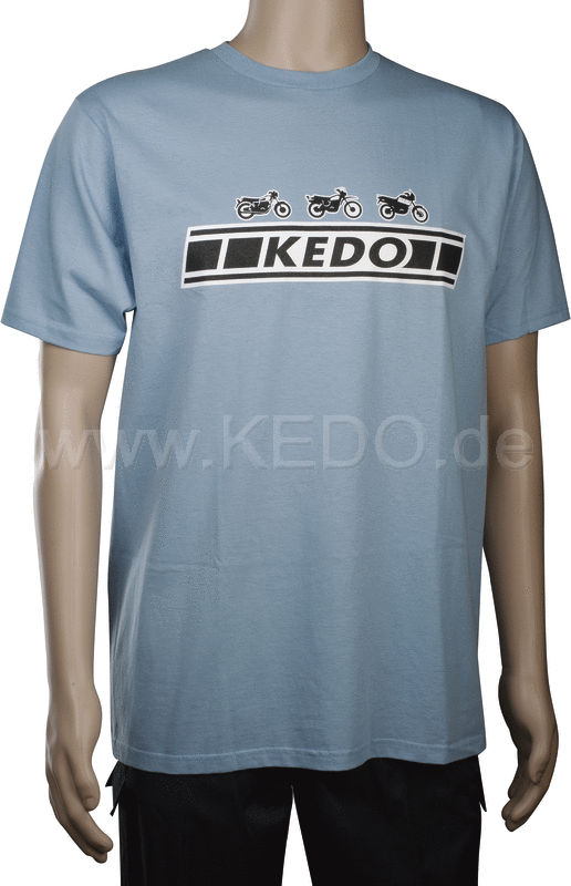 Kedo T-Shirt 'KEDO' size 'M'  Light Blue  (180g cotton)  100% cotton | 70013M-HB