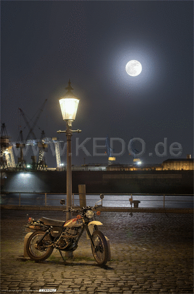 Kedo Onno's Garage Posters Subject 1 'Port'  size approx. 76x48cm (upright format)  4c digital Glossy Print | 80124