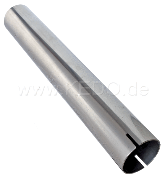 Kedo Header Pipe Extension  Stainless Steel  Length 300mm  Diam. 41.5mm / 44.5mm  Onesided fourfold Slotted | 90132