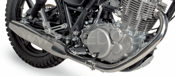 Kedo Replica BigBore Header Pipe  Stainless Steel  Polished (Diameter at Junction 41mm) | 90139