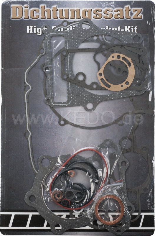 Kedo Engine Gasket Set 'All-In'  2021 version  Premium Quality  OEM perfect fit  black / gray gaskets | 91030