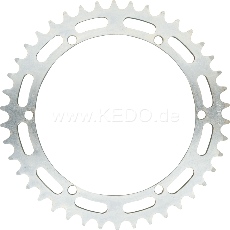 Kedo 42T Replica Rear Sprocket  steel  with genuine XT500 look  suitable for 520 type chain | 91093