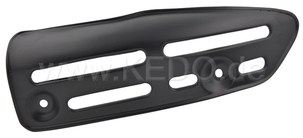 Kedo Replica Heat Shield for Silencer  long / top  black OEM reference # 1T1-14718-00 | 92043RP