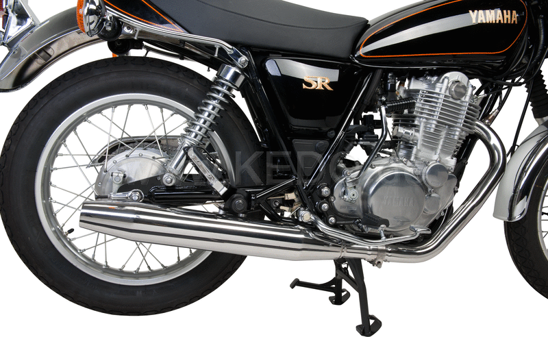 Kedo SR500 DragPipe silencers incl Catalytic Converter  Stainless Steel polished  Vehicle Type approv  incl.. Clamp (Please order Gasket 91310 at the same time) | 93607