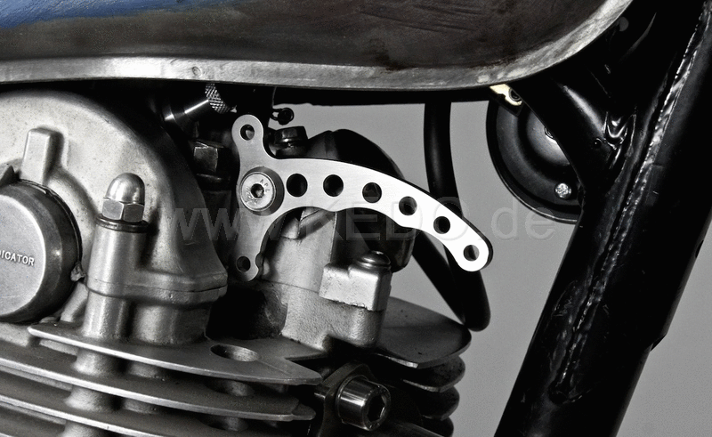 Kedo Decompression Lever Eco 'Drilled'  ergonomic shape for easy handling  stainless steel | KTH-10053