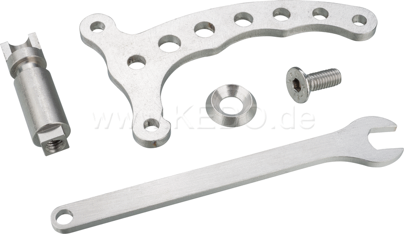 Kedo Decompression Lever Eco 'Drilled'  ergonomic shape for easy handling  stainless steel | KTH-10053