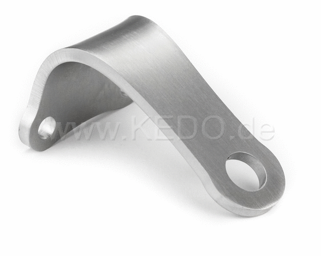 Kedo Head Light Bracket Curved  stainless steel  for headlights with bottom mounting M9 or M10  including mounting material. | KTH-10076