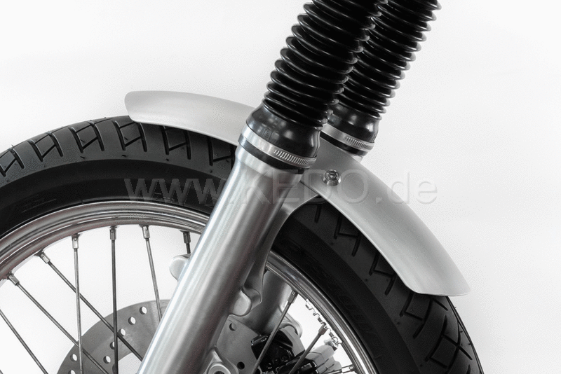 Kedo DIY Fender Set Racer  undrilled aluminum front fender with protective foil  bracket ready for mounting  raw aluminum  including mounting material. | KTH-10086.18