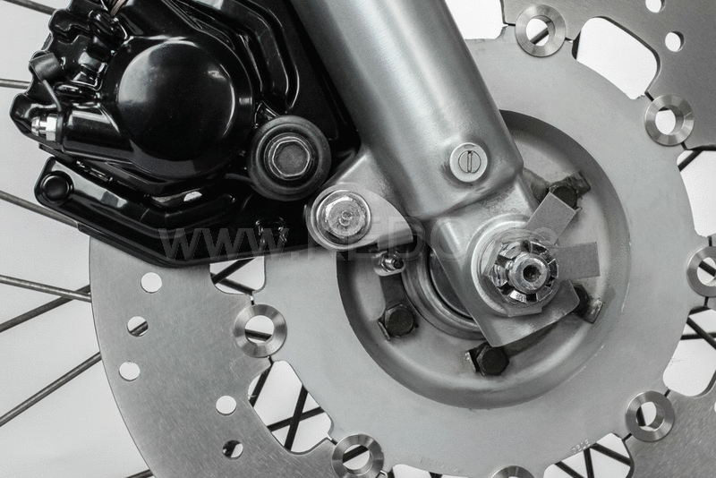 Kedo Bracket for Motoscope magnetic sensor  stainless steel black coated  assembly on the left brake caliper bracket | TH-10113.1