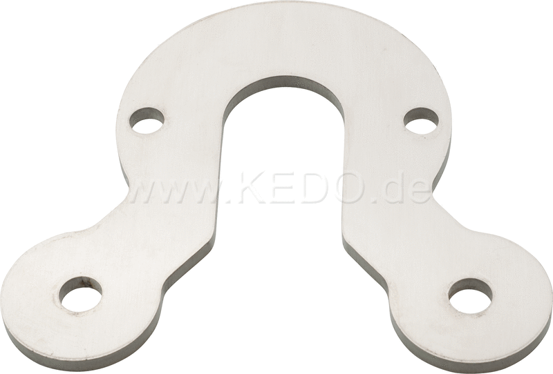 Kedo Speedometer Bracket Eco for aftermarket 60mm mini-instruments  stainless steel  mounting on upper yoke  speedometer mount 45mm / M6 | TH-10305