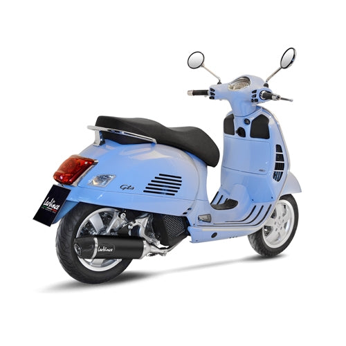 LEOVINCE / レオビンチ SBK NERO 1/1 PIAGGIO VESPA GTS 125/150 i.e. INOX with catalyst ECE/EU-APPROVED STAINLESS STEEL FULL SYSTEM | 14069K