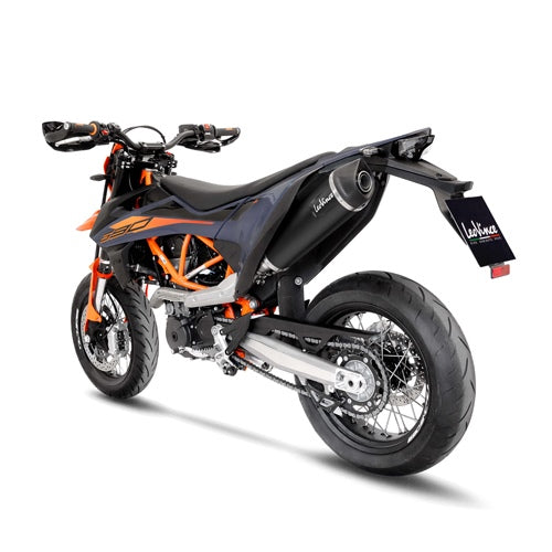 LEOVINCE / レオビンチ SBK NERO KTM 690 SMC R/ENDURO INOX with catalyst ECE/EU-APPROVED STAINLESS STEEL SLIP-ON | 14072K