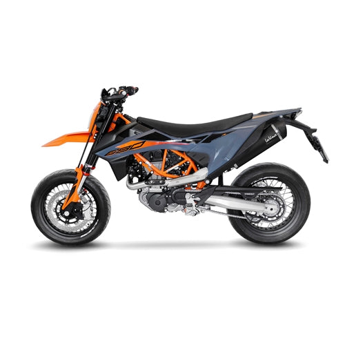 LEOVINCE / レオビンチ SBK NERO 1/1 KTM 690 SMC R/ENDURO INOX with catalyst ECE/EU-APPROVED STAINLESS STEEL FULL SYSTEM | 14073K