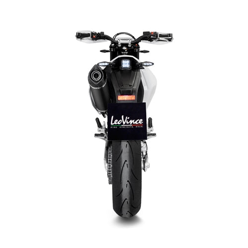 LEOVINCE / レオビンチ SBK NERO 1/1 HUSQVARNA 701 SUPERMOTO/ENDURO/ENDURO LR INOX with catalyst ECE/EU-APPROVED STAINLESS STEEL FULL SYSTEM | 14075K