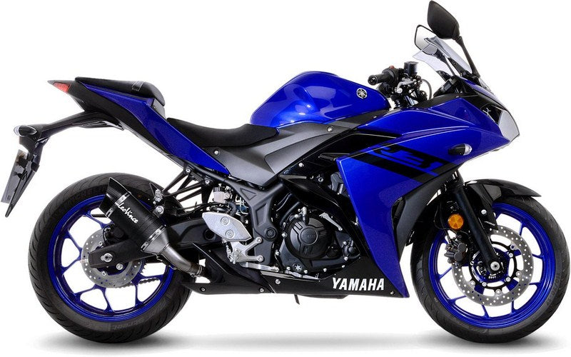 LeoVince / レオビンチ LV PRO スリップオン カーボンファイバー  カーボンファイバー エンドキャップ eマーク取得 YAMAHA MT-03 (2018-2019) | 14258E