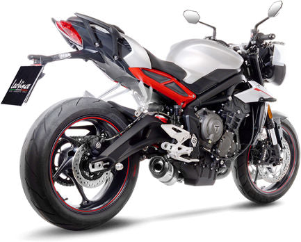 Leovince Slip-On Exhaust Sbk LV One Evo Triumph Street Triple 660/765 S/SA2/R/R LRH/RS Inox | 14288EU