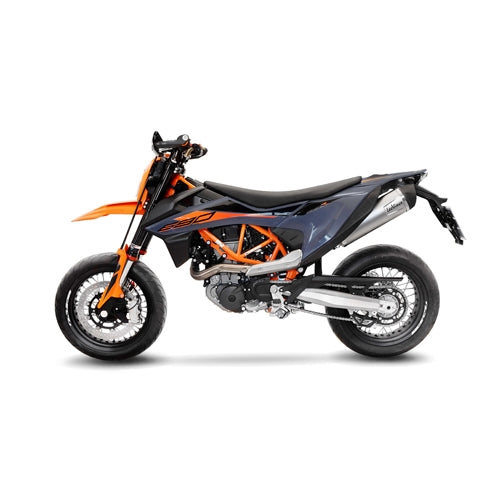LEOVINCE / レオビンチ SBK LV ONE EVO KTM 690 SMC R/ENDURO INOX with catalyst ECE/EU-APPROVED STAINLESS STEEL SLIP-ON | 14363EK